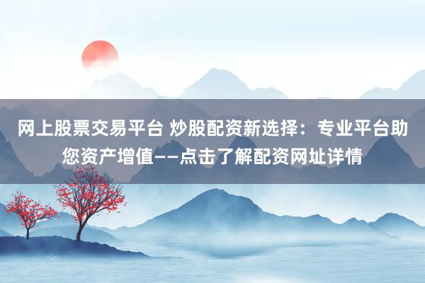 网上股票交易平台 炒股配资新选择：专业平台助您资产增值——点击了解配资网址详情