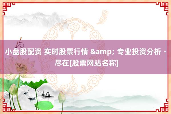 小盘股配资 实时股票行情 & 专业投资分析 - 尽在[股票网站名称]