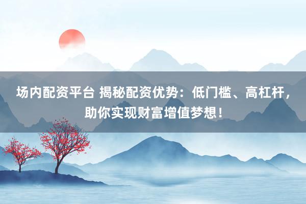 场内配资平台 揭秘配资优势：低门槛、高杠杆，助你实现财富增值梦想！